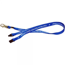 10mm Flat Weave Nylon Lanyard