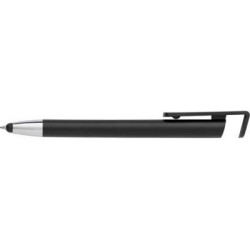 ABS ballpen with phone holder and rubber tip