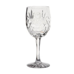 285ml Glencoe Lead Crystal Panel Goblet