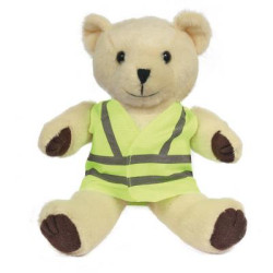 10" Honey Bear with High Viz Vest